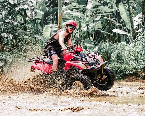 ATV JUNGLE GORILA CAVE AND WATERFALL